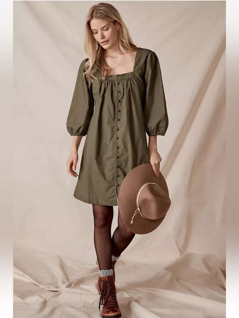 Anthropologie Maeve Tabitha Swing Tunic Dress Size XL